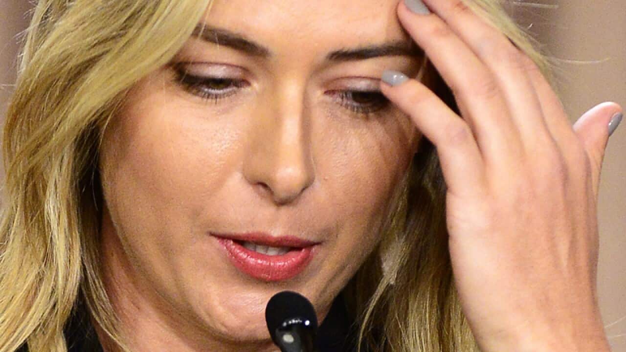 Russian tennis player Maria Sharapova