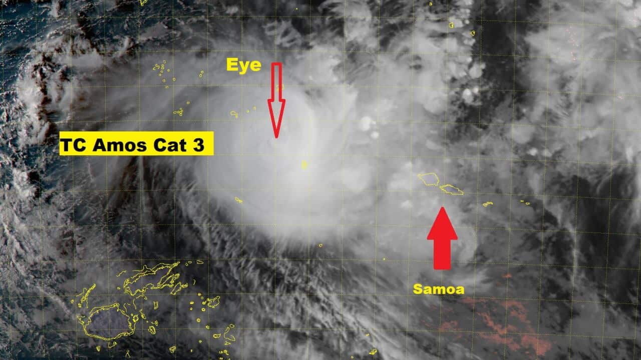 Samoa prepares for Cyclone Amos