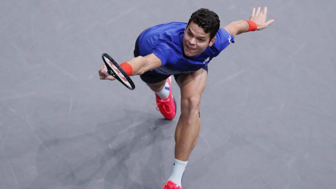 Milos Raonic of Canada