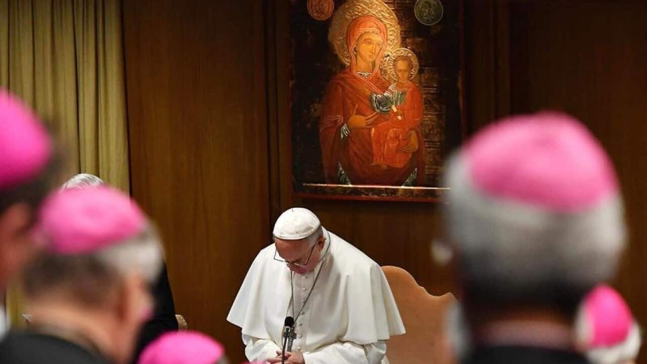 Pope Francis at the global child protection summit