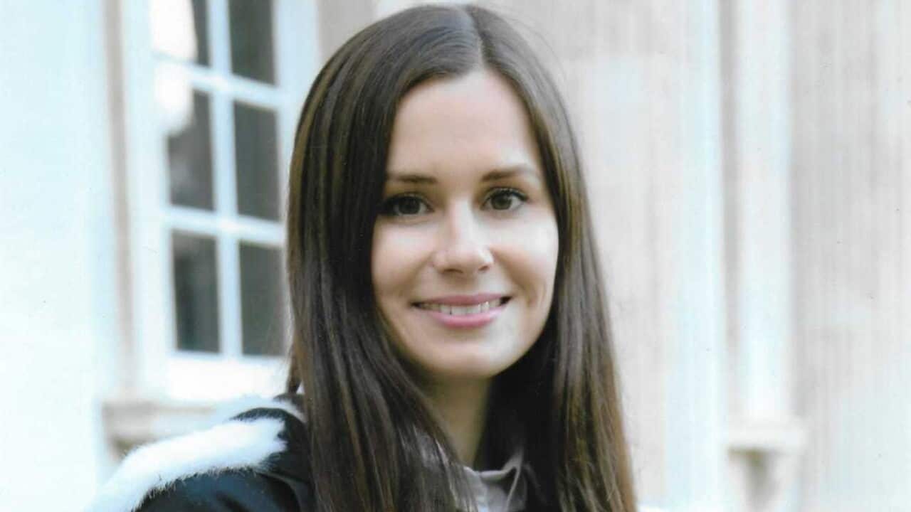 A family handout photo British-Australian university lecturer Dr Kylie Moore-Gilbert who has been detained in Iran since 2018.