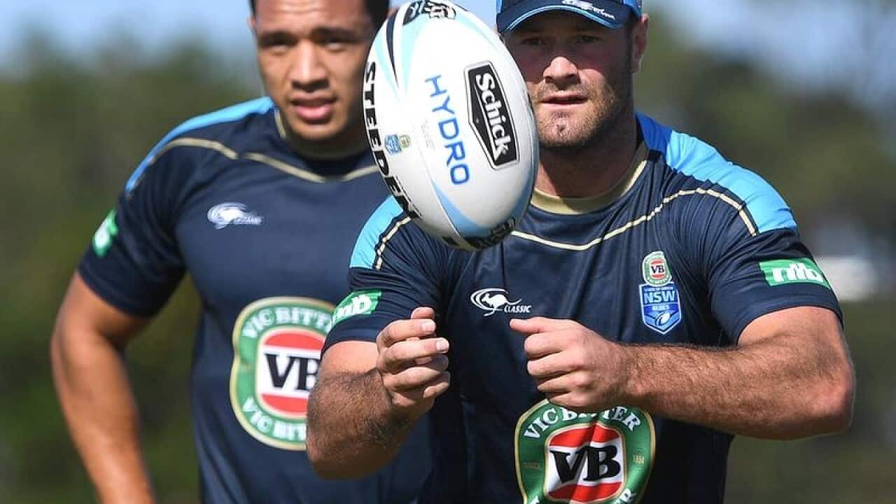 Tyson Frizell (left) and Boyd Cordner.