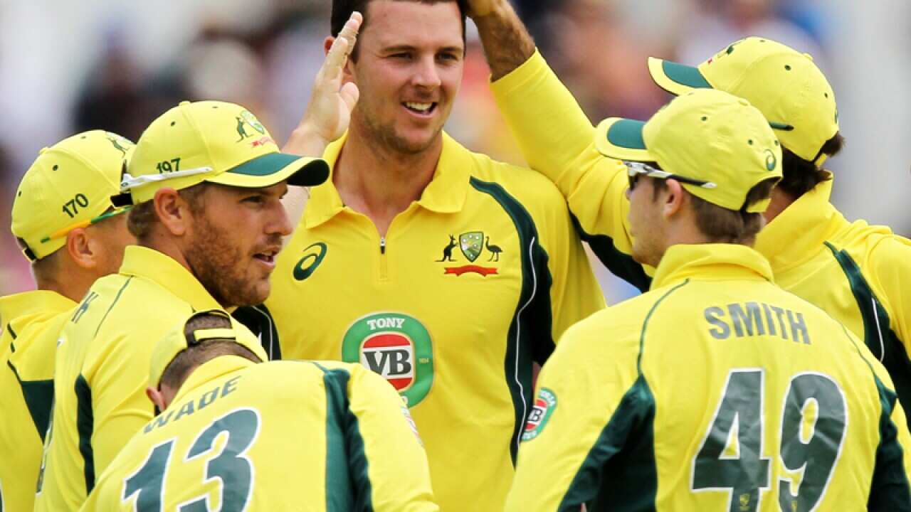 Josh Hazlewood of Australia