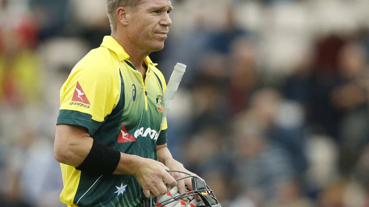 Australia’s David Warner.