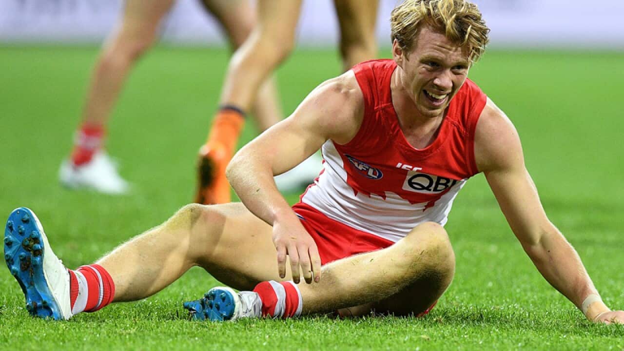 Callum Mills of the Swans