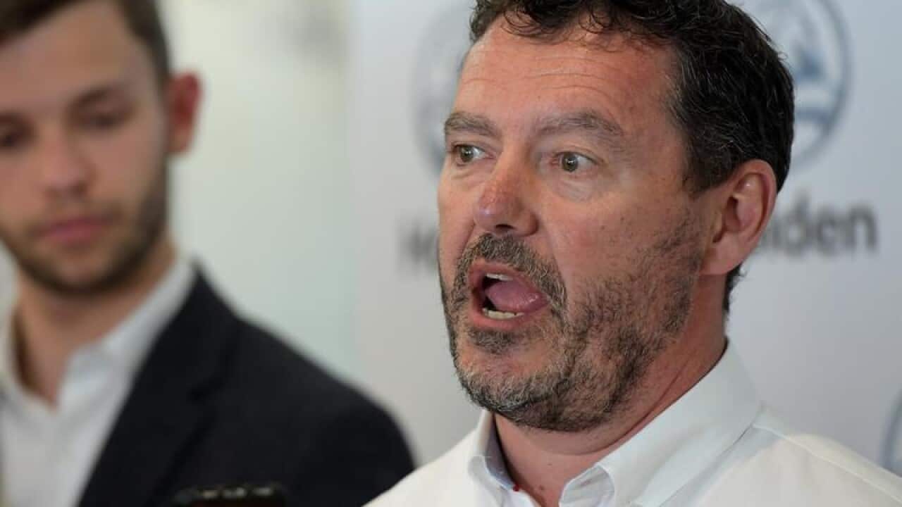 Holden Chairman and Managing Director Mark Bernhard speaks