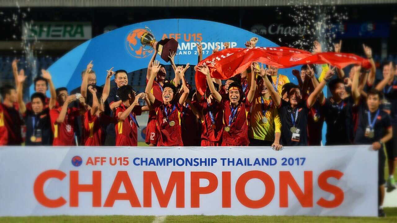 U15 Việt Nam vượt qua chủ nhà Thái Lan trong trận chung kết U15 Đông Nam Á