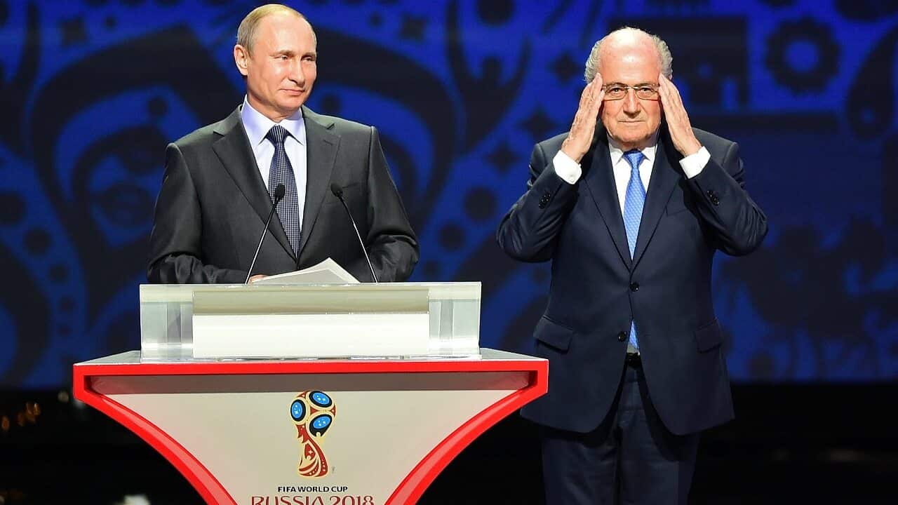 Sepp Blatter Vladimir Putin