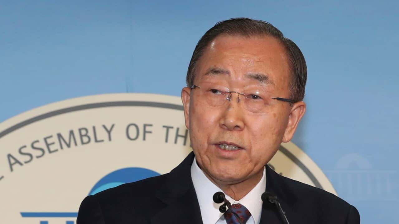 Former U.N. Secretary-General Ban Ki-moon (AAP)