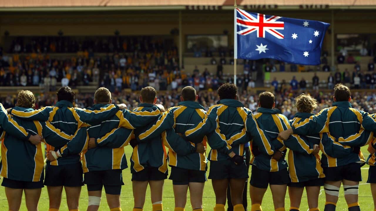 The Australian Team line up