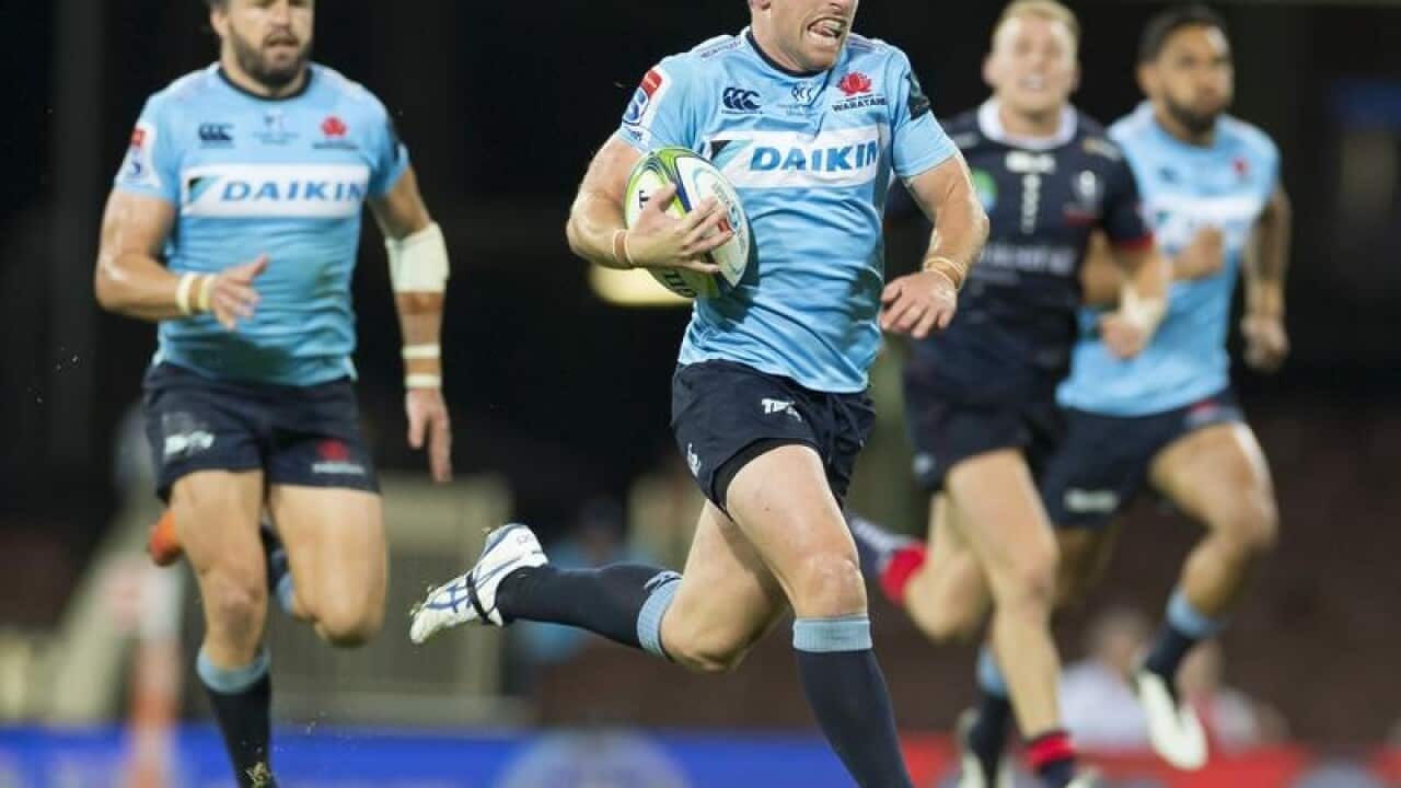 SUPER RUGBY WARATAHS REBELS FOLEY