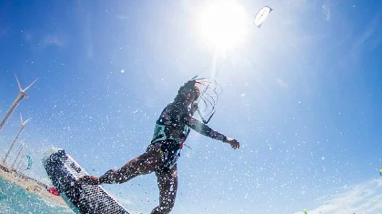 Charlotte Carpentier Kitesurfing