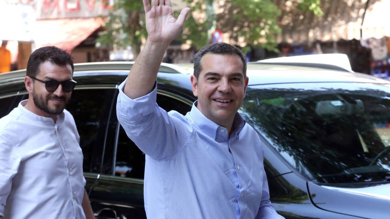 GREECE PARTIES TSIPRAS RESIGNS