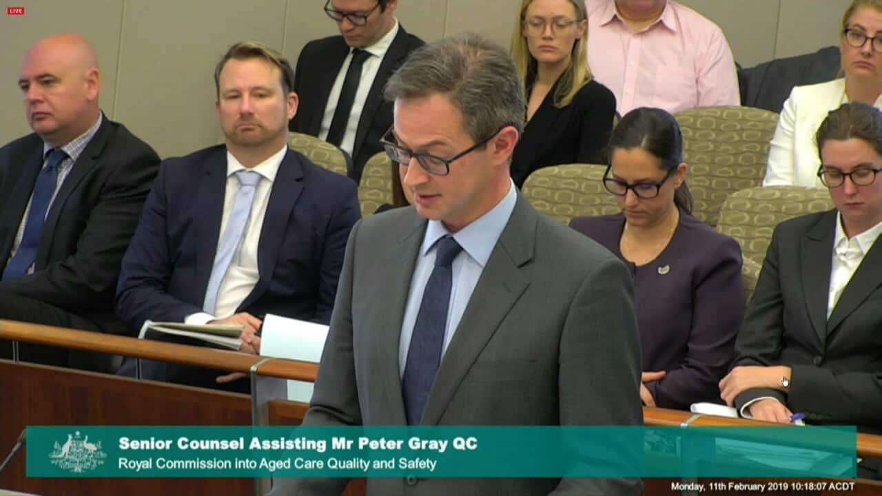 Senior Counsel Assisting Peter Gray QC.