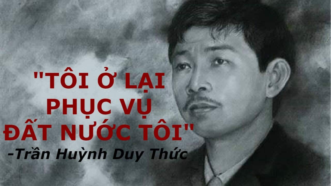 Trần Huỳnh Duy Thức và tuyên bố ở lại Việt Nam