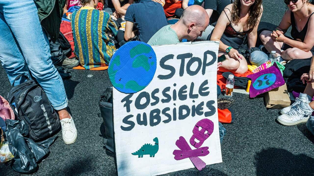 Extinction Rebellion demonstration in The Hague, Netherlands - 27 May 2023