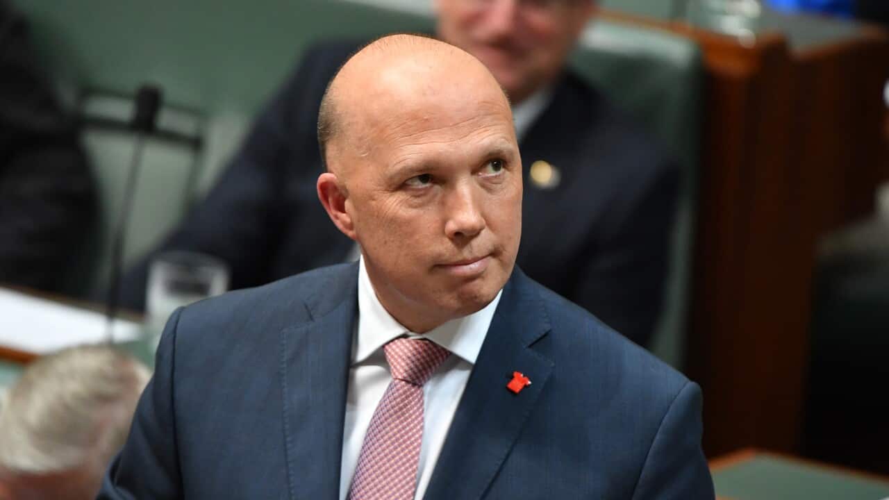 Minister for Home Affairs Peter Dutton.