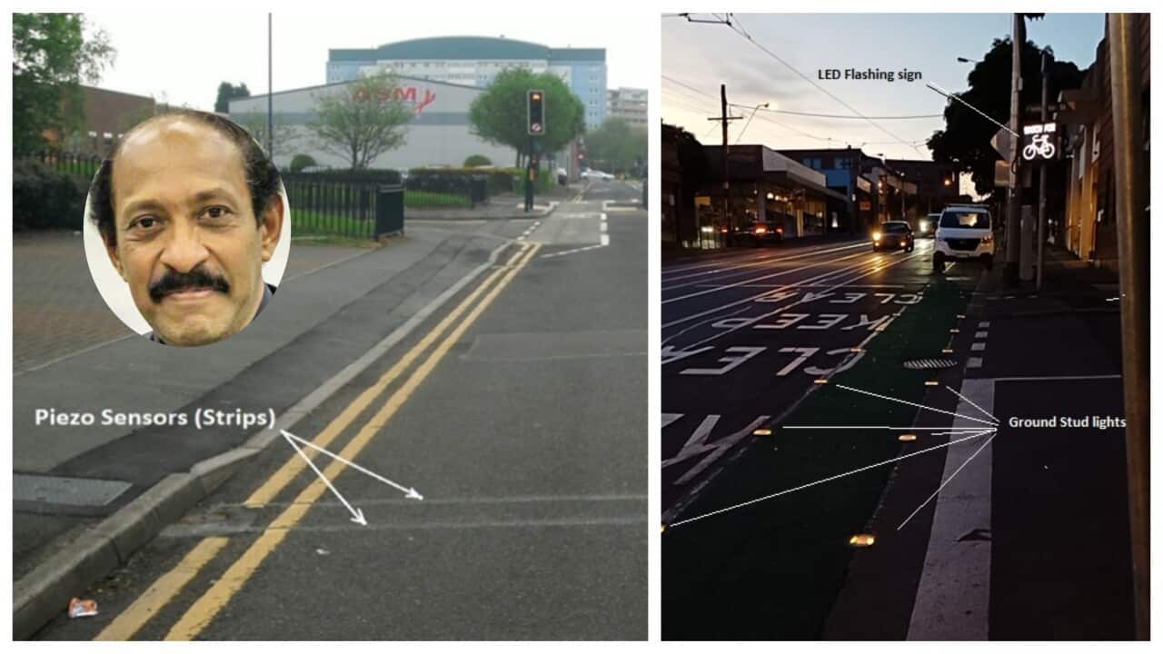An innovative bicycle warning system for the VicRoads from a Sri Lankan engineer