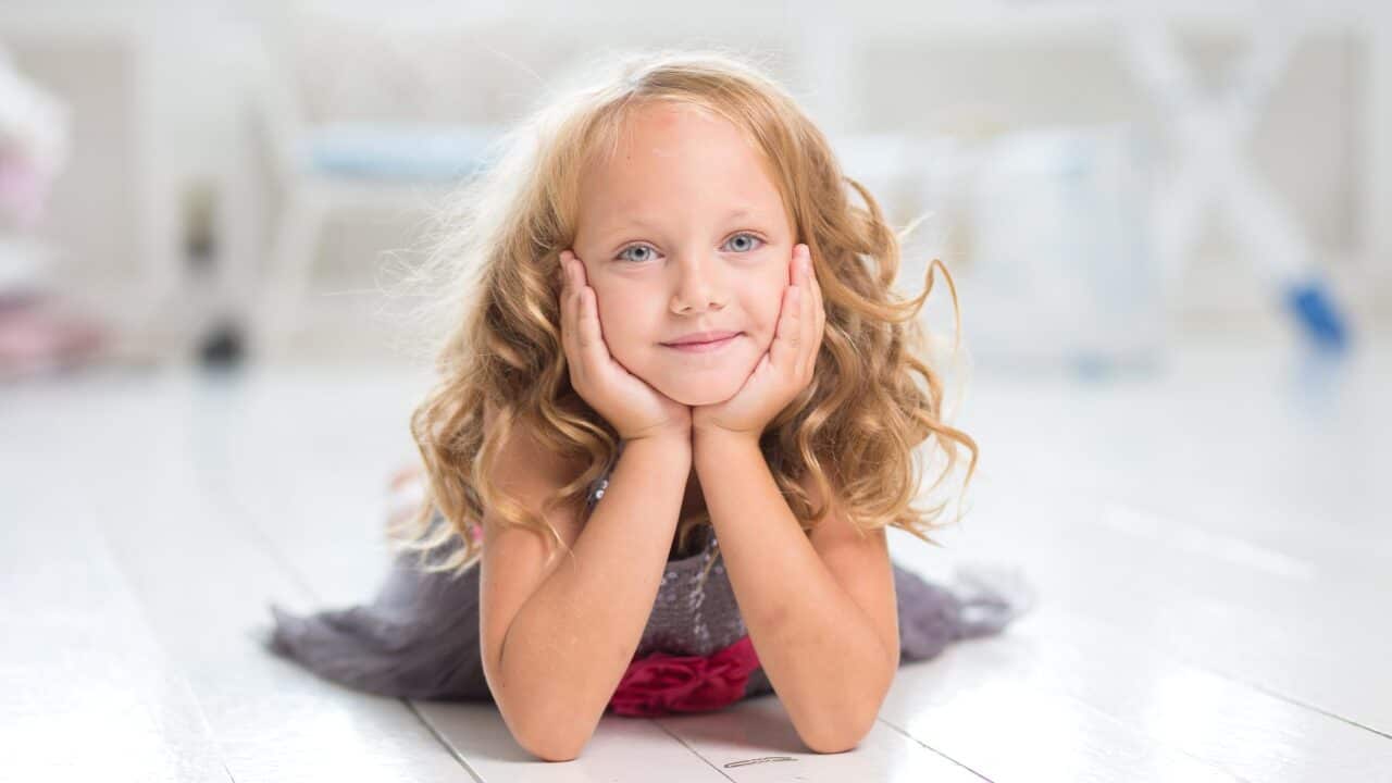 child, portrait, blonde hair, fashion, innocence, lady, makeup, happy, attractive