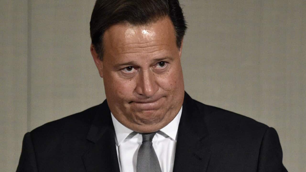 Panamanian President Juan Carlos Varela