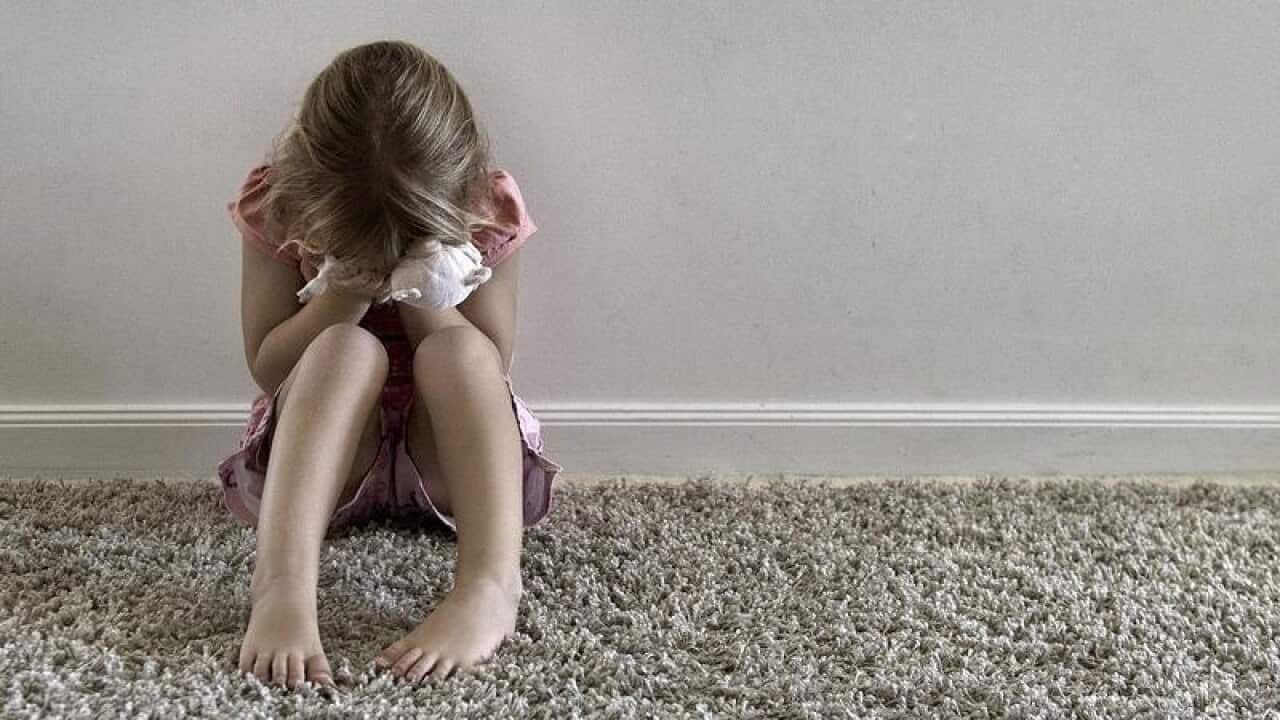 Child abuse related stock image