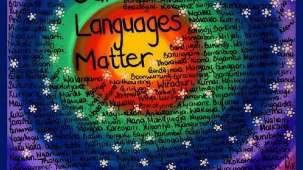 Your Tribe, My Tribe, Our Nation. Joanne Cassidy winner of the 2017 NAIDOC Week poster competition theme. "Our Language Matters."