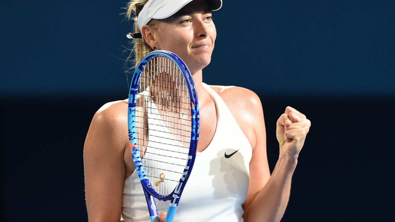 Russian tennis player Maria Sharapova