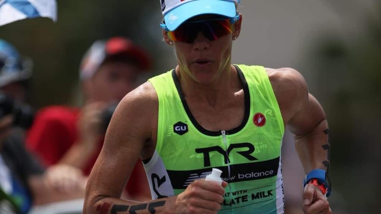 Former women's champion, Mirinda Carfrae of Australia