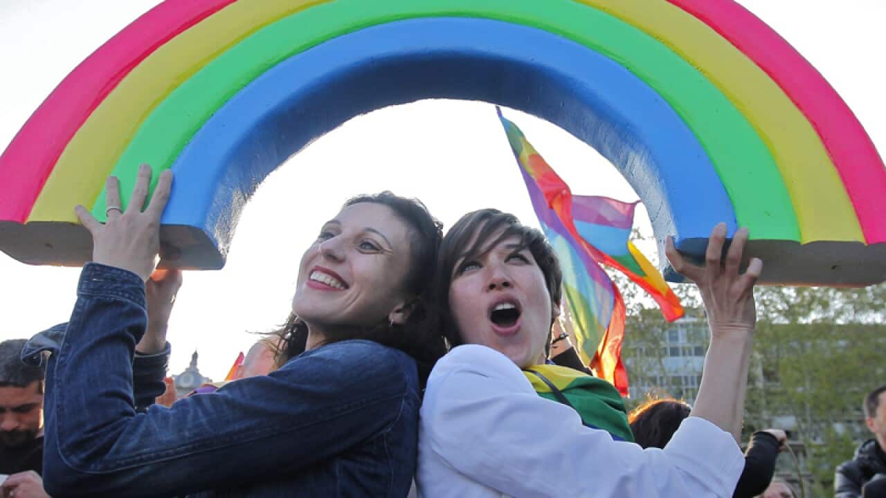 French parliament adopts gay marriage law