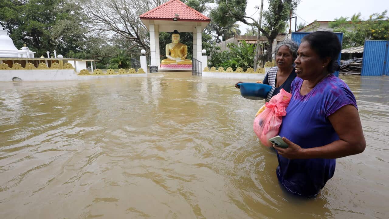 Flooding in Sri Lanka after heavy rainfall