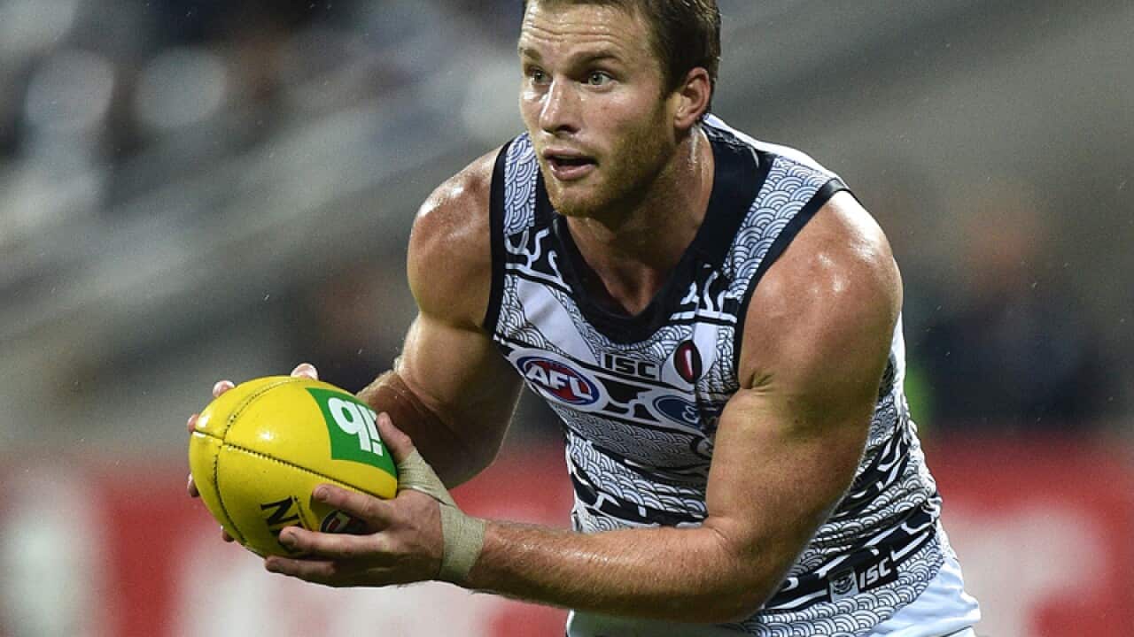 Lachie Henderson of the Cats