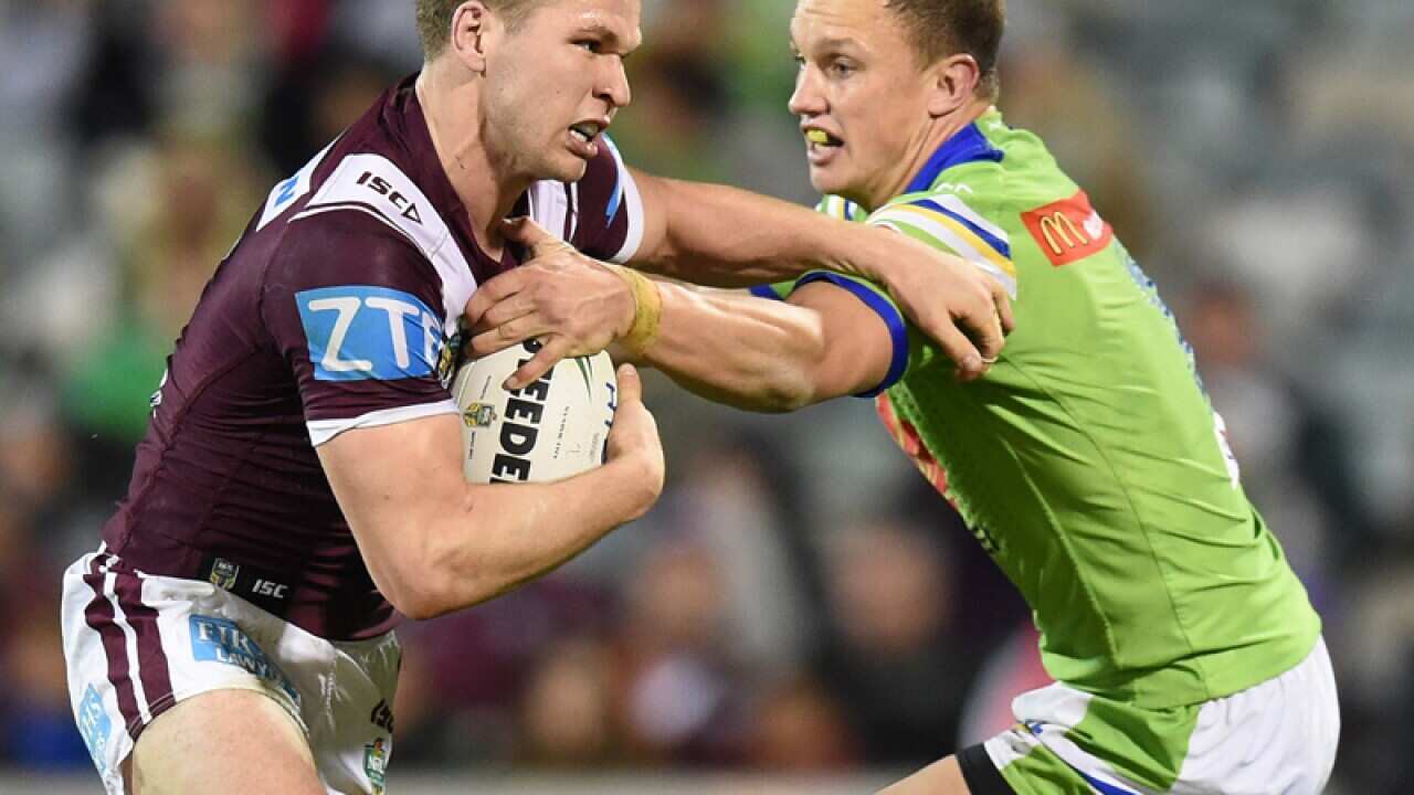 Canberra's Jack Wighton (R)