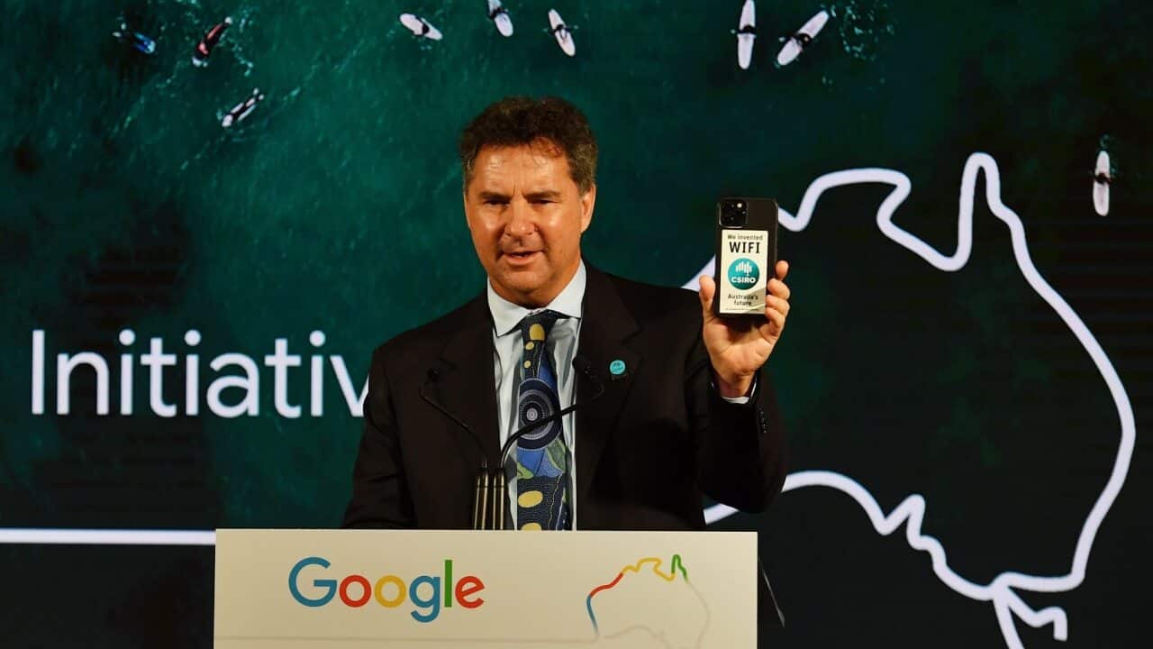 CSIRO Chief Executive Dr Larry Marshall joined Prime Minister Scott Morrison during a visit to Google Australia in Sydney
