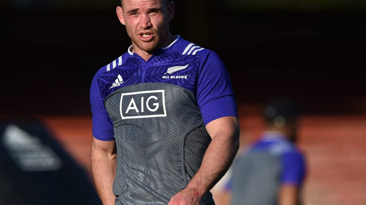New Zealand rugby union player Ryan Crotty