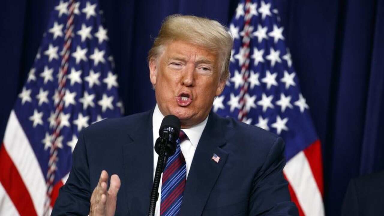 US President Donald Trump