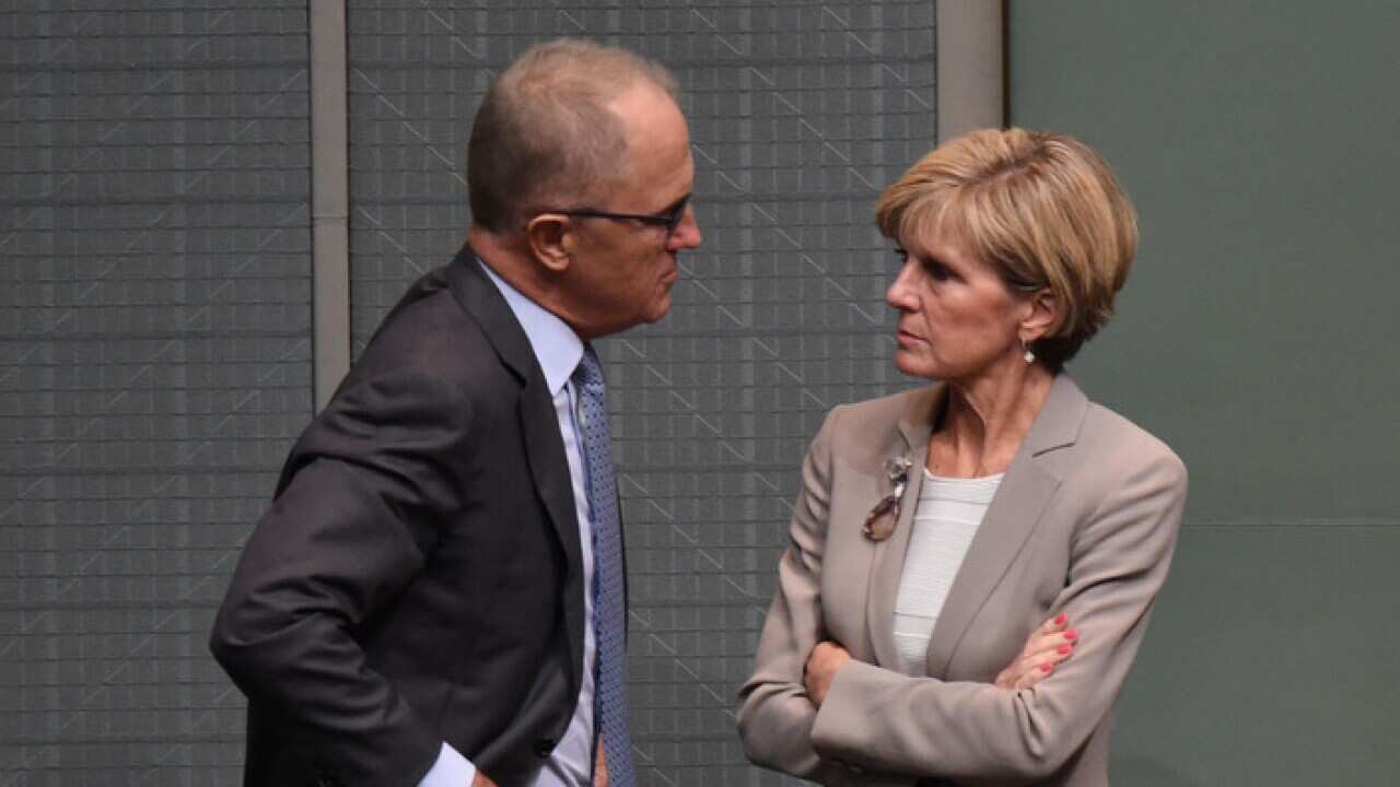 Malcolm Turnbull and Bronwyn Bishop