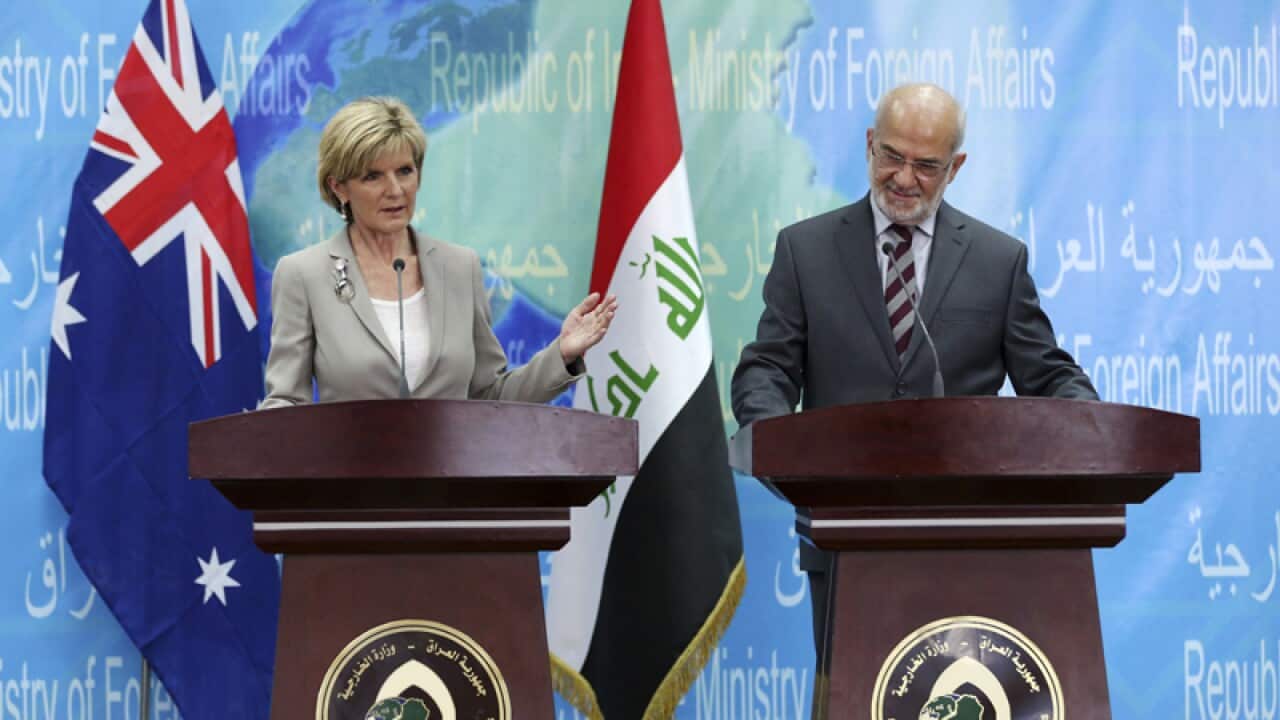 Julie Bishop Ibrahim al-Jaafari.