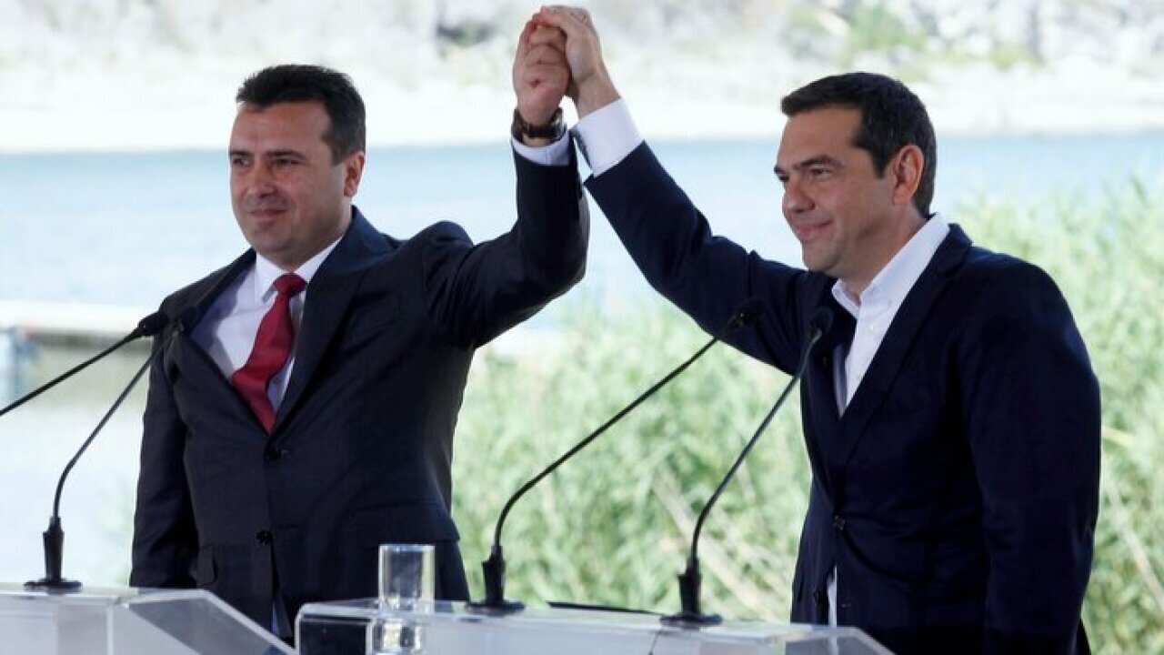 Зоран Заев и Алексис Ципрас