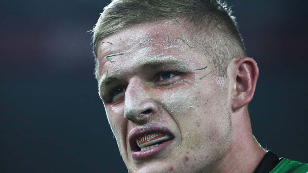 George Burgess during a match.