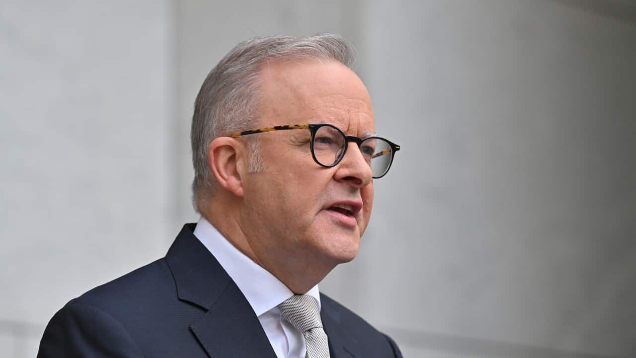 Anthony Albanese is speaking.