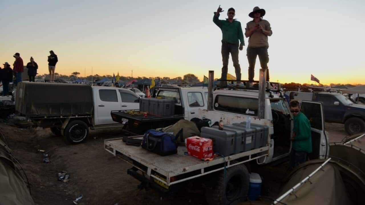 گروهی از ساکنان یکی مناطق دورافتاده در ایالت نیوساوت ولز