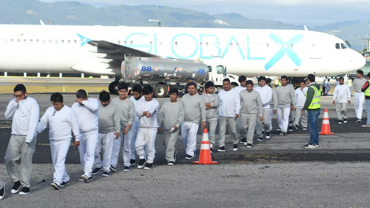 Last deportation flight of the year from the US to Guatemala arrives in Guatemala City