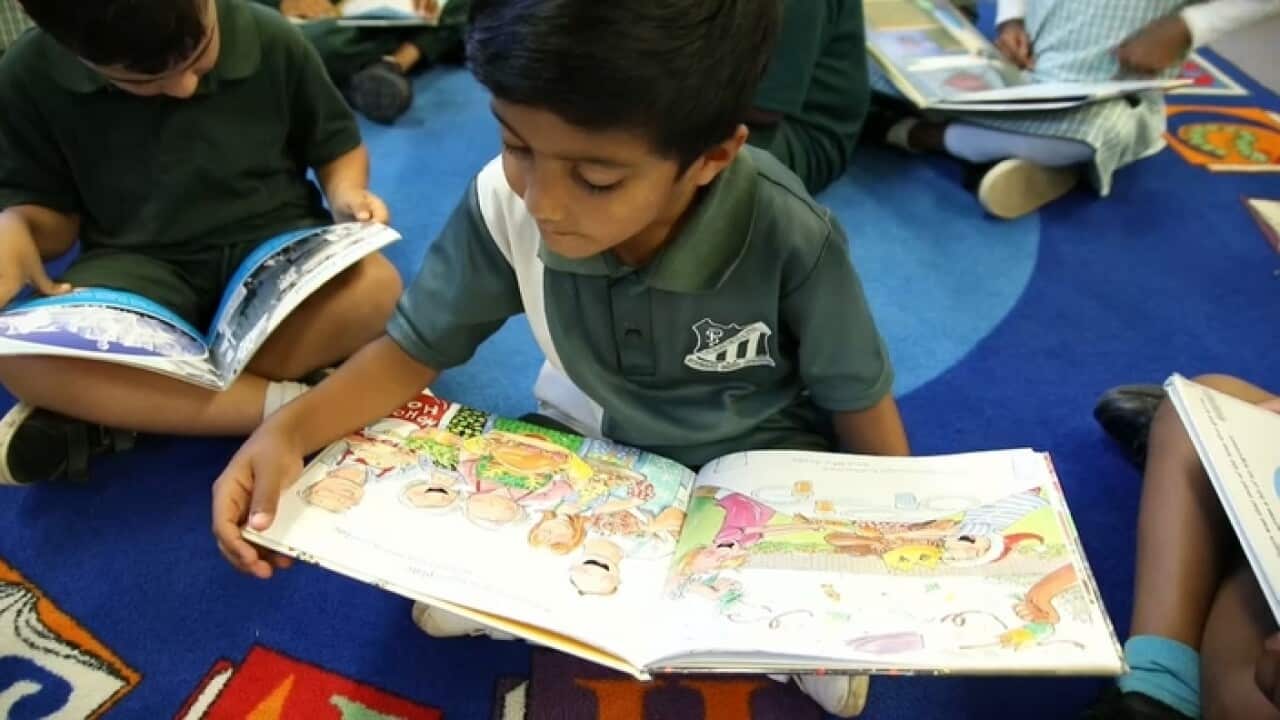 Young readers at Colyton Public School