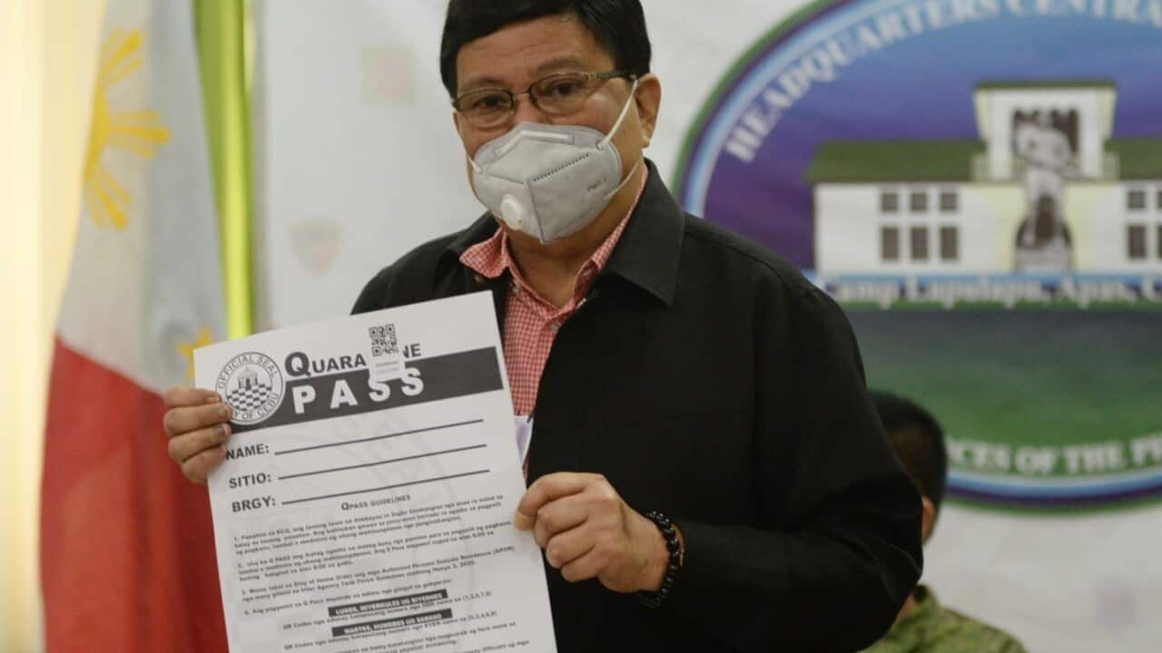 QR coded uarantine pass in Cebu City