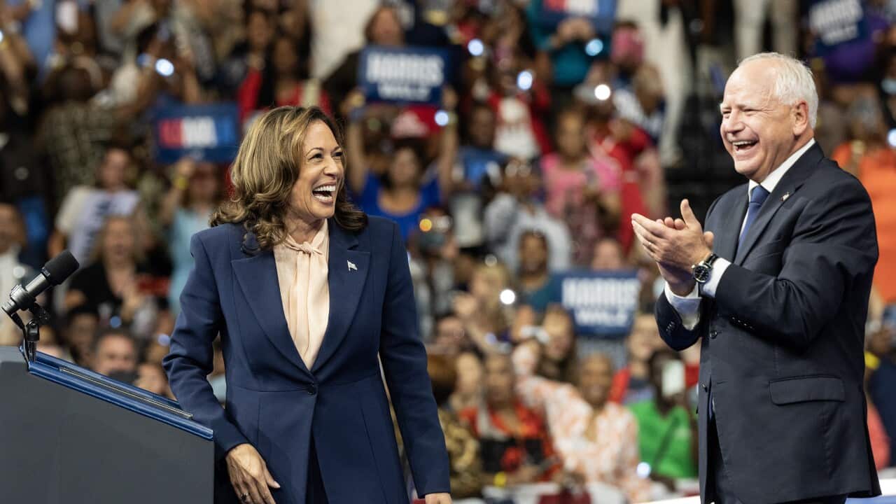 Vice President Kamala Harris introduction of running mate Governor Tim Walz