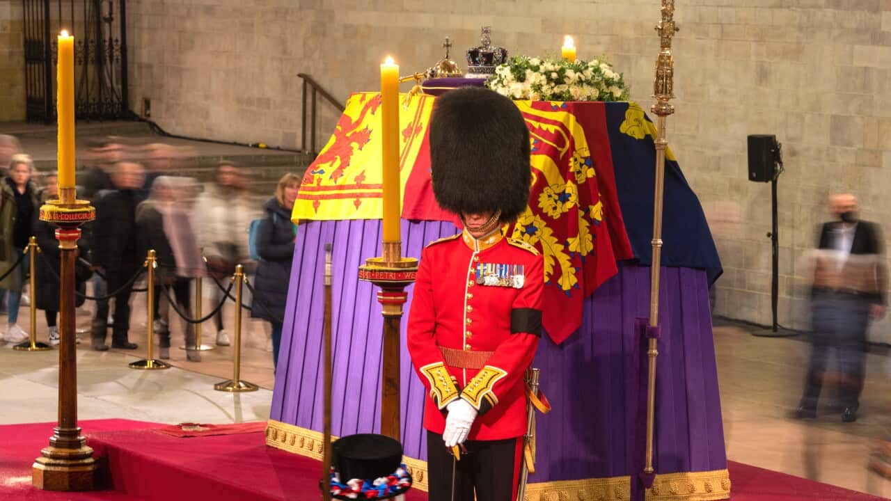 Last Visitors Pay Homage to Queen Elizabeth II Lying-In-State - London