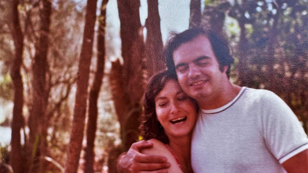 Elaine and Vincenzo together in the late 1970s.