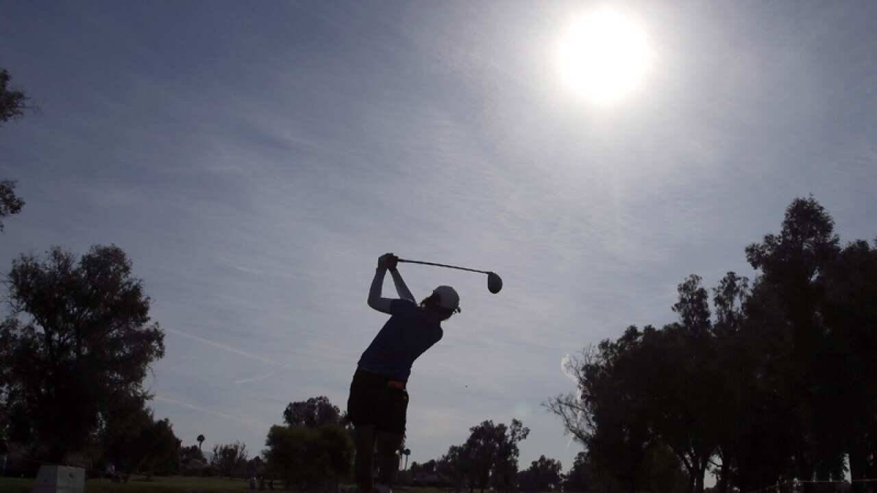 Lydia Ko in action at an LPGA tournament