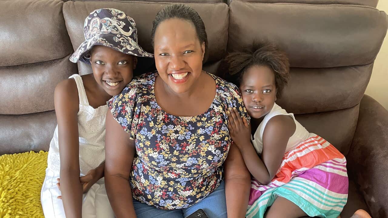 Polio survivor Esther Simbi says contracting the virus as child has made her a firm believer in the importance of the COVID-19 vaccine for children.