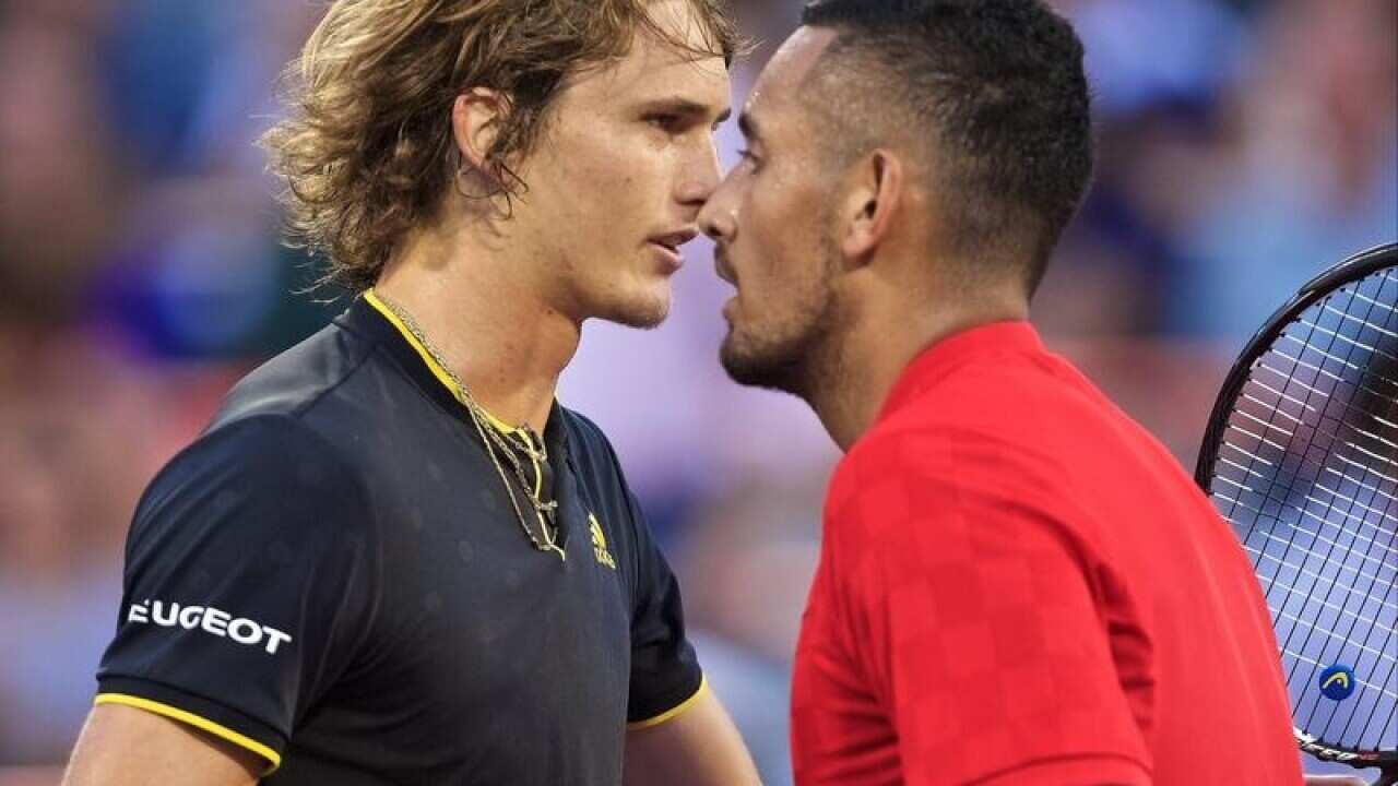Alexander Zverev and Nick Kyrgios